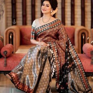 Heavy mix pat bridal collection sador mekhela set