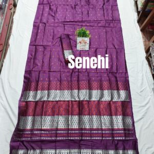 High quality mix pat sador mekhela set