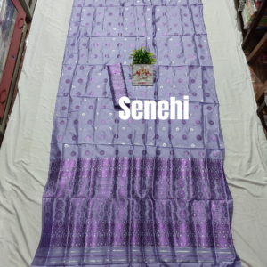 High quality mix pat sador mekhela set