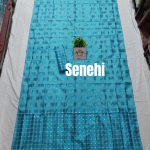 High quality mix pat sador mekhela set