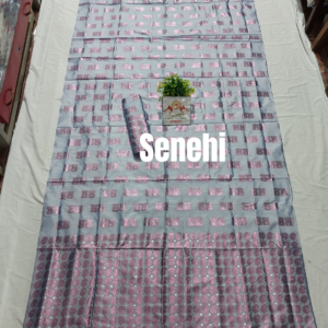 High quality mix pat sador mekhela set