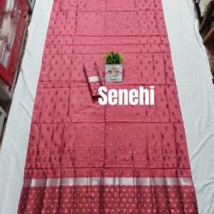 High quality mix pat sador mekhela set