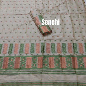Assamese mix pat sador mekhela set
