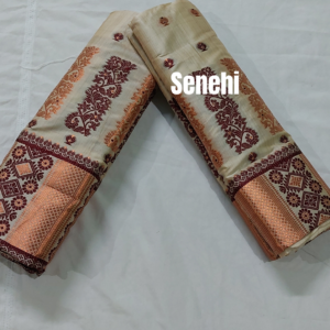 Assamese mix pat sador mekhela set