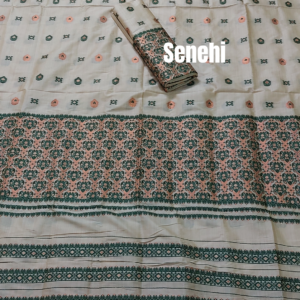 Assamese mix pat sador mekhela set