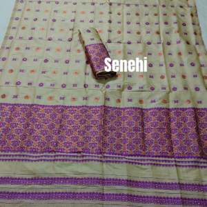 Assamese mix pat sador mekhela set