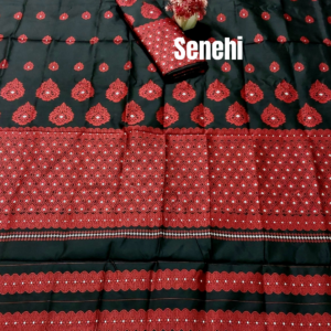 Assamese mix pat sador mekhela set