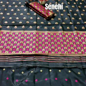 Assamese mix pat sador mekhela set