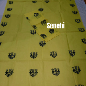 Pure cotton Fabric work sador mekhela set