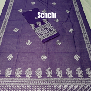 Pure cotton Fabric work sador mekhela set