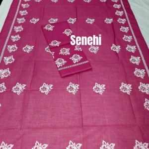 Pure cotton Fabric work sador mekhela set