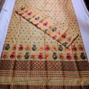 Assamese dry Toss Sador mekhela set with Bp