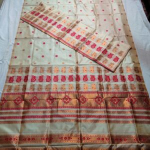 Assamese dry Toss Sador mekhela set with Bp