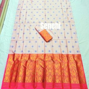 Assamese mix pat sador mekhela set
