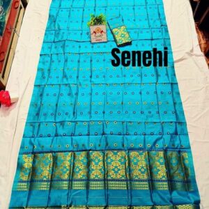 Assamese mix pat sador mekhela set