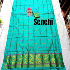 Assamese mix pat sador mekhela set