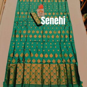 Assamese mix pat sador mekhela set