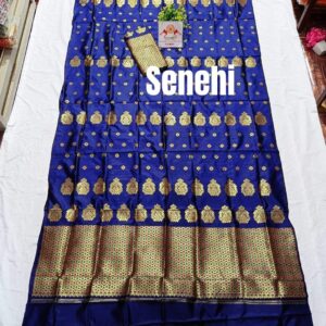 Assamese mix pat sador mekhela set