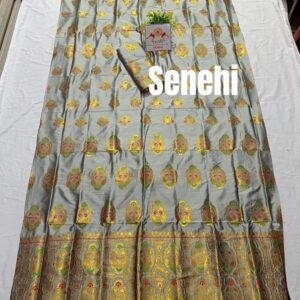 Assamese mix pat sador mekhela set