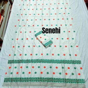 Assamese mix pat sador mekhela set