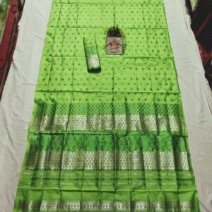 High quality mix pat sador mekhela set