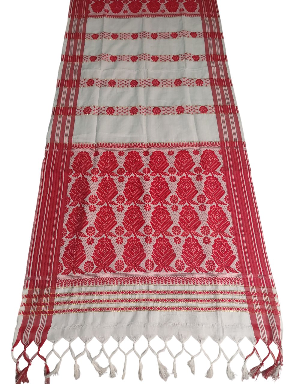 Assamese pure handmade Dora Boron Gamusa majrise xutar Gamcha – senehi