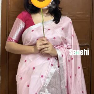 Assamese New stylish banarasi Semi pat Sador mekhela set