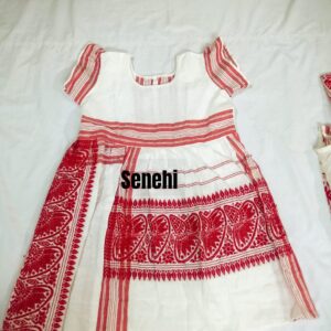 Assamese New stylish bihu Gamusa Frock