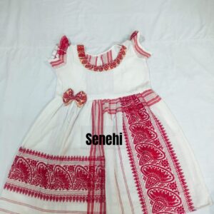 Assamese Gamusa Design Frock