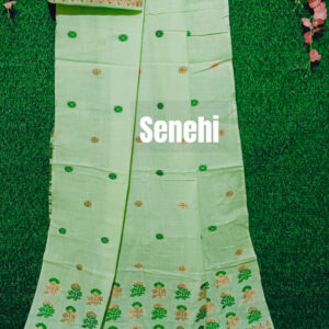 Assamese Kesapat Cotton Bua Handmade Sador Mekhela – Elegant Handloom from Assam