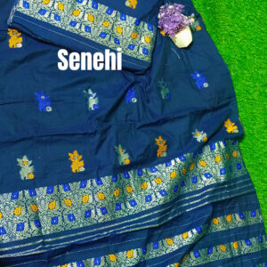 Assamese Kesapat Cotton Bua Handmade Sador Mekhela – Elegant Handloom from Assam
