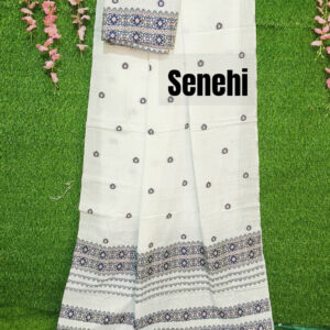 Assamese Kesapat Cotton Bua Handmade Sador Mekhela – Elegant Handloom from Assam