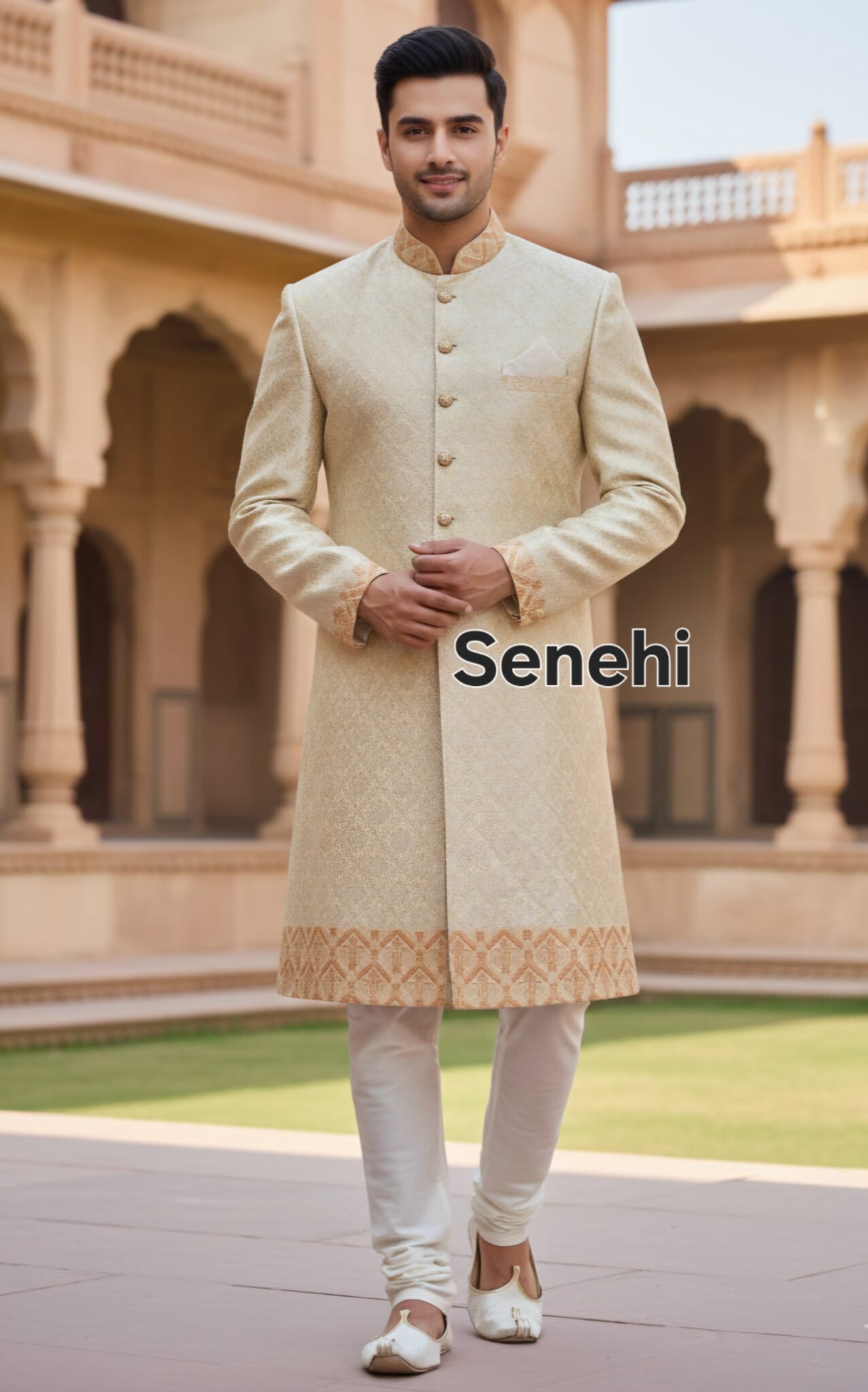 Assamese Traditional Design sherwani – Handcrafted Elegance from the ...