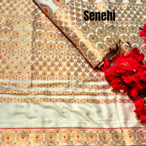 Assamese Semi Pat Bridal Sador Mekhela (Main Set) – Timeless Bridal Elegance
