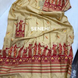 Assamese Nasoni Design Sador mekhela set Riha set