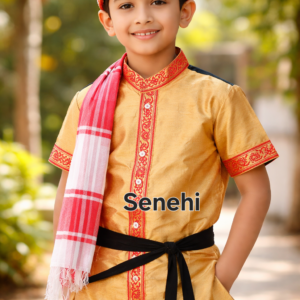 Assamese Traditional Dhuliya Shirt