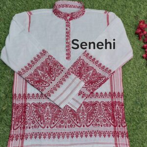 Assamese Traditional full Gamusa Shirt