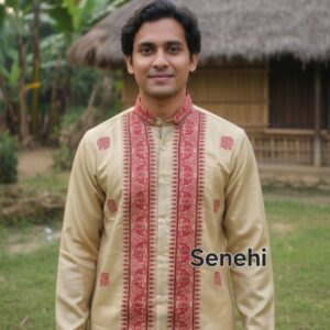 Assamese Traditional Gamusa Shirt full