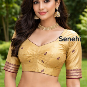 Assamese Traditional Design Blouse – Elegant Ethnic Grace