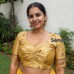 Assamese Traditional Design Blouse – Elegant Ethnic Grace