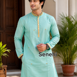 Premium Cotton Blend Men's Kurta | Stylish Casual & Festive Indian Ethnic Wear for Men
