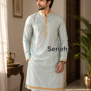 Premium Cotton Blend Men's Kurta | Stylish Casual & Festive Indian Ethnic Wear for Men