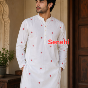 Premium Cotton Blend Men's Kurta | Stylish Casual & Festive Indian Ethnic Wear for Men