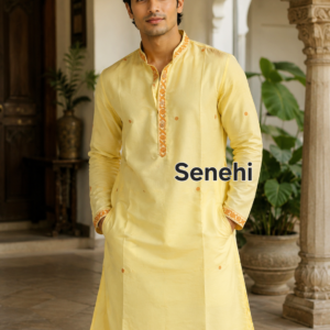 Premium Cotton Blend Men's Kurta | Stylish Casual & Festive Indian Ethnic Wear for Men