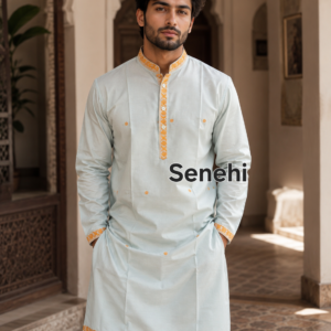 Premium Cotton Blend Men's Kurta | Stylish Casual & Festive Indian Ethnic Wear for Men