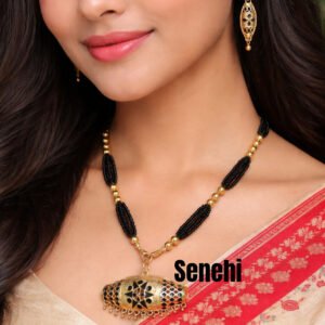 Traditional Assamese jewelry Necklace Set | Handcrafted Gold-Plated Assam Jewellery for Women & Brides