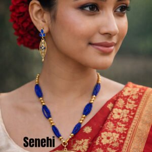 Traditional Assamese jewelry Necklace Set | Handcrafted Gold-Plated Assam Jewellery for Women & Brides