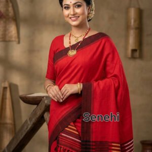 Traditional Assamese Single Sador / Chador – Elegant Ethnic Wear | Assamese Traditional Dress for Women & Girls