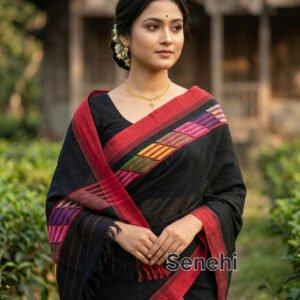 Traditional Assamese Single Sador / Chador – Elegant Ethnic Wear | Assamese Traditional Dress for Women & Girls