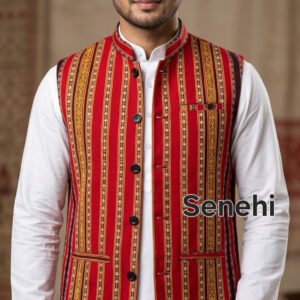 Traditional Men’s Coat – Classic Ethnic Wear Jacket | Elegant Heritage Style for Men